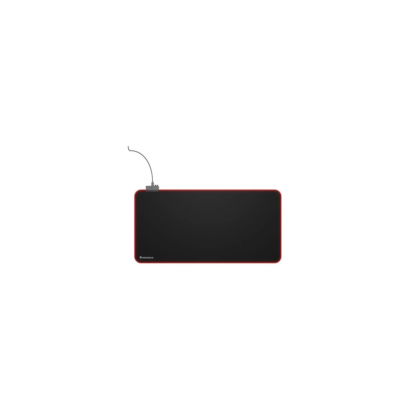 Genesis Mouse Pad | Boron 500 XXL RGB | Mouse pad | 400 x 800 x 4 mm | Black