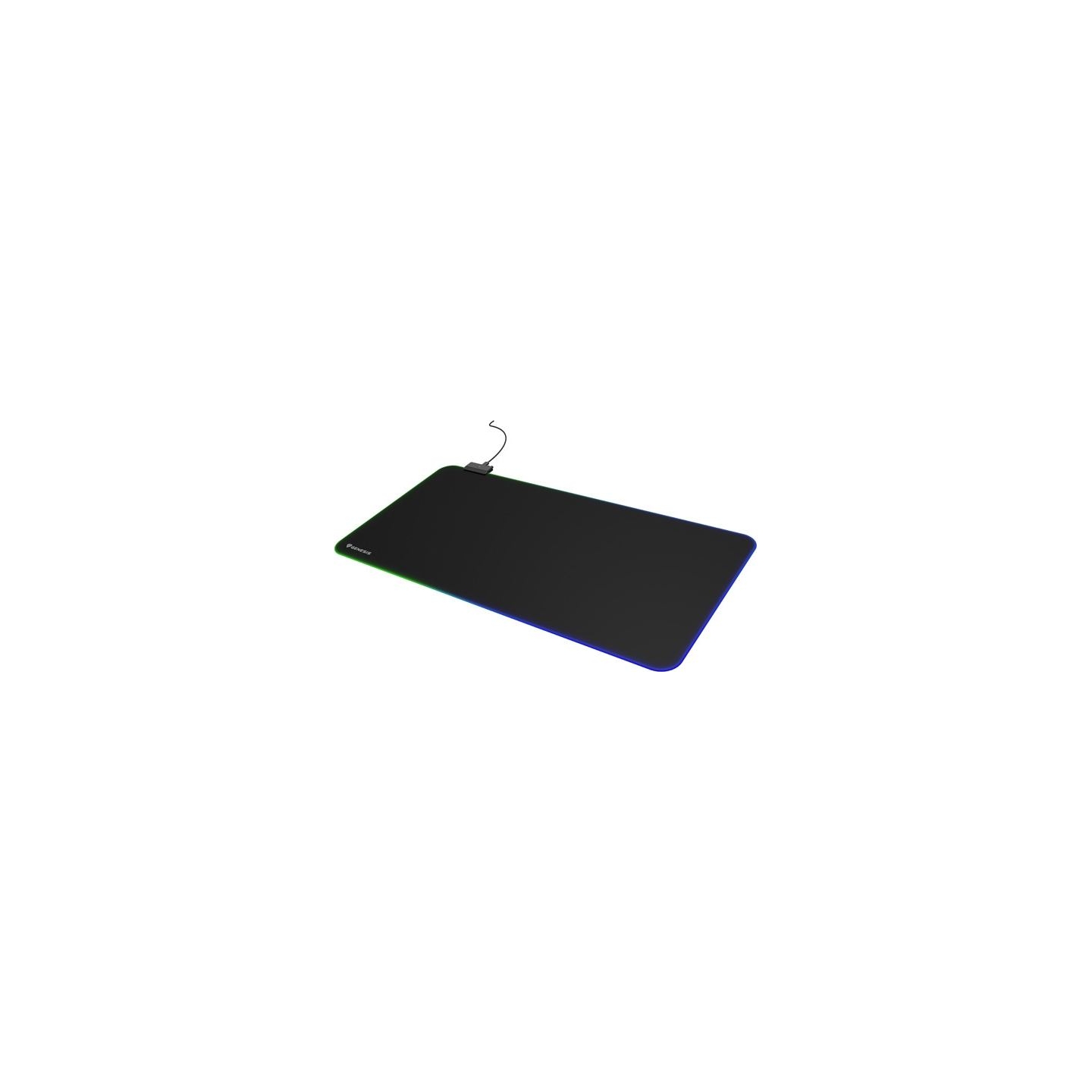 Genesis Mouse Pad | Boron 500 XXL RGB | Mouse pad | 400 x 800 x 4 mm | Black