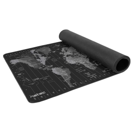 Natec | Mouse Pad Maxi | Time Zone Map