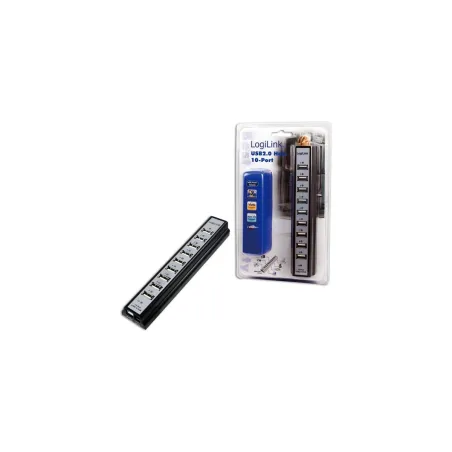 Logilink | USB 2.0 Hub-10 port whit power adapter