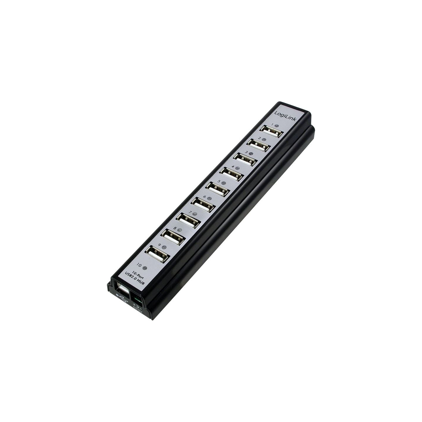 Logilink | USB 2.0 Hub-10 port whit power adapter