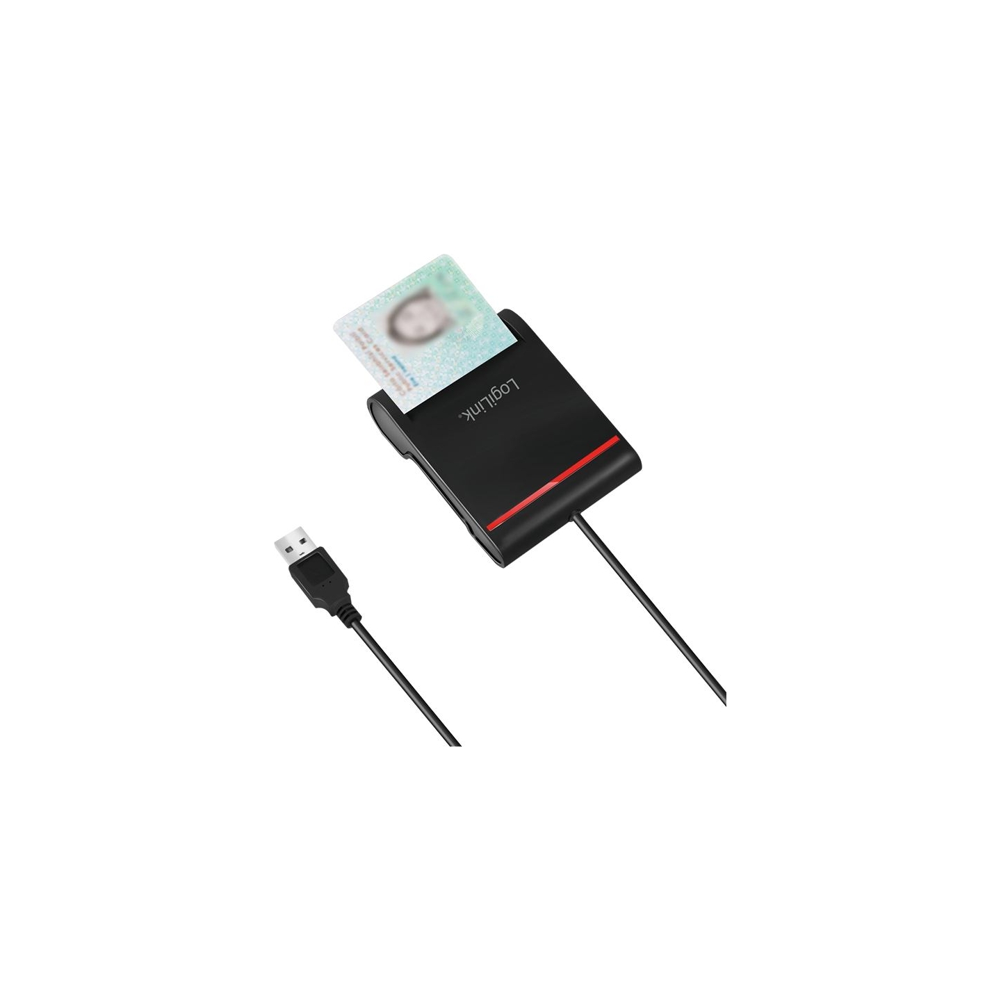 Logilink | USB 2.0 card reader, for smart ID | CR0047 | Card Reader