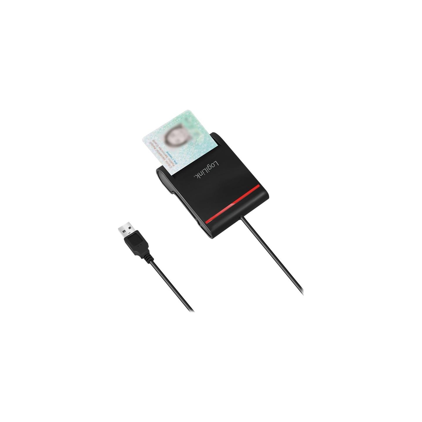 Logilink | USB 2.0 card reader, for smart ID | CR0047 | Card Reader
