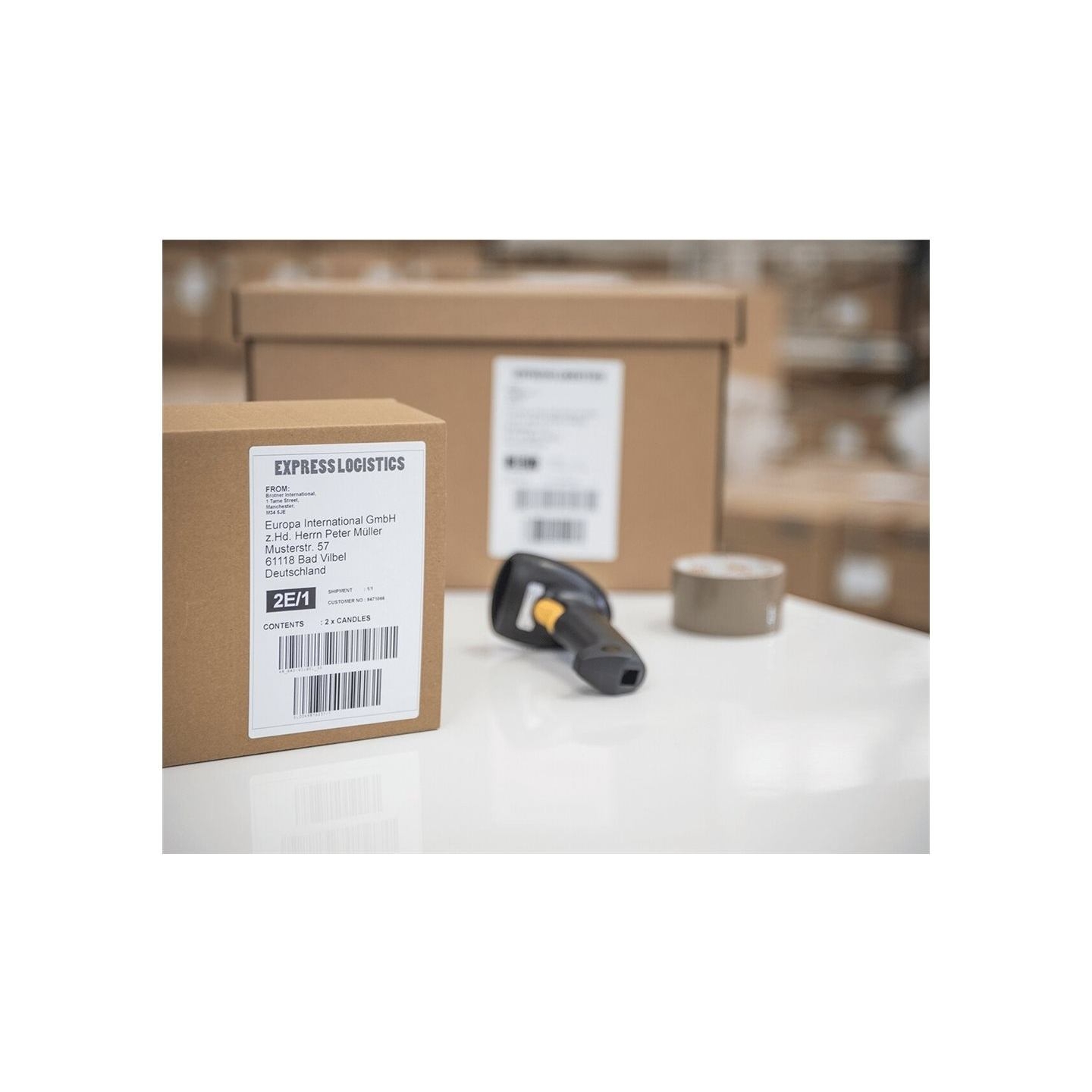 Brother QL-1100C DESKTOP LABEL THERMO PRINTER, USB, 10.36CM