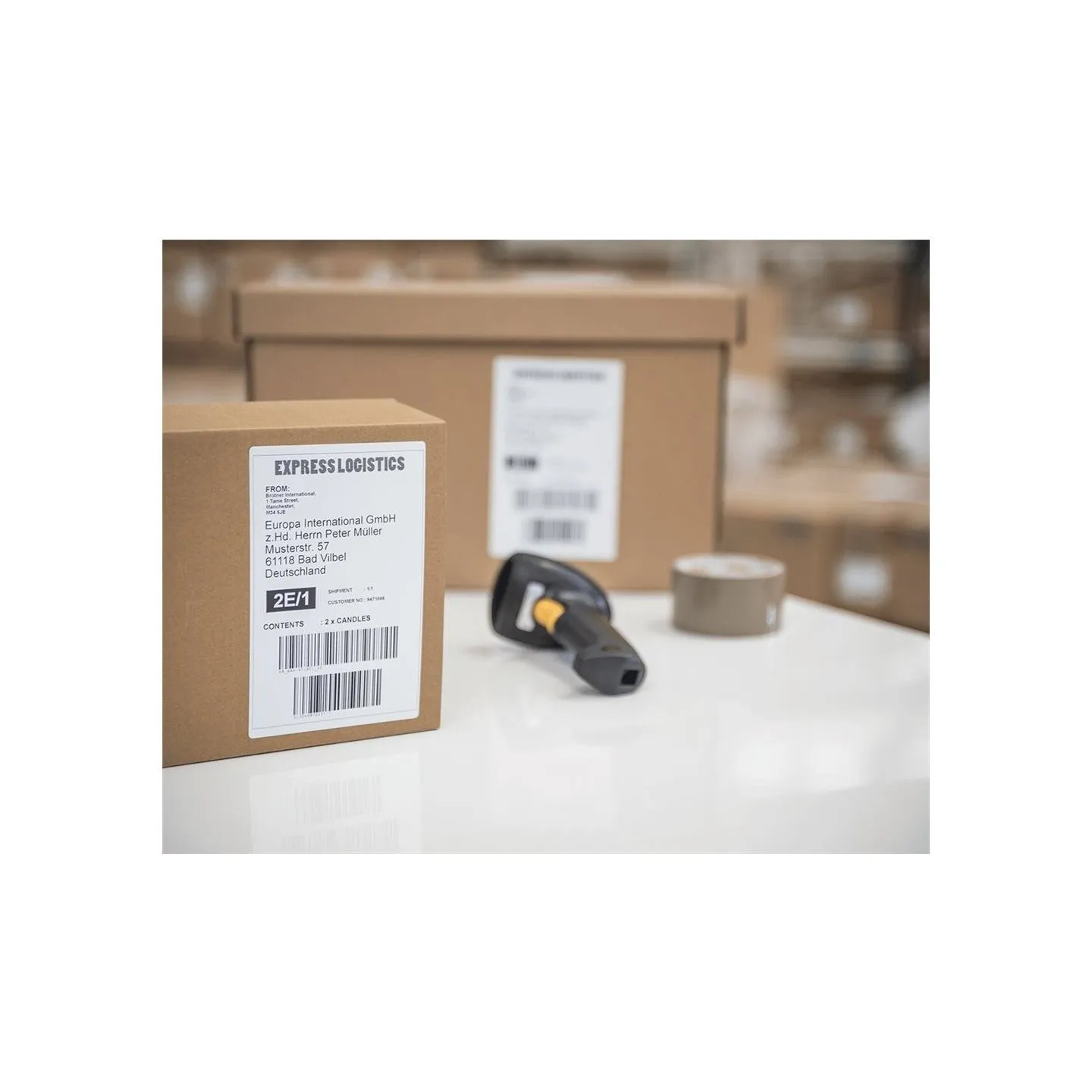 Brother QL-1100C DESKTOP LABEL THERMO PRINTER, USB, 10.36CM