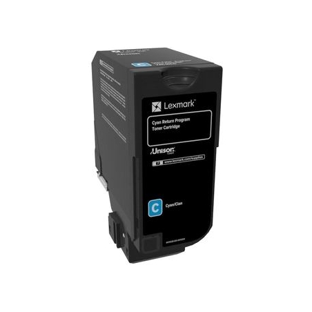 Lexmark Lexmark High Capacity Cyan Return Programme 84C2HC0 Toner Cartridge | Lexmark Cyan