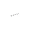 Lanberg 19" cable management panel 5 rings - type B 1U | AK-1205-S | Grey