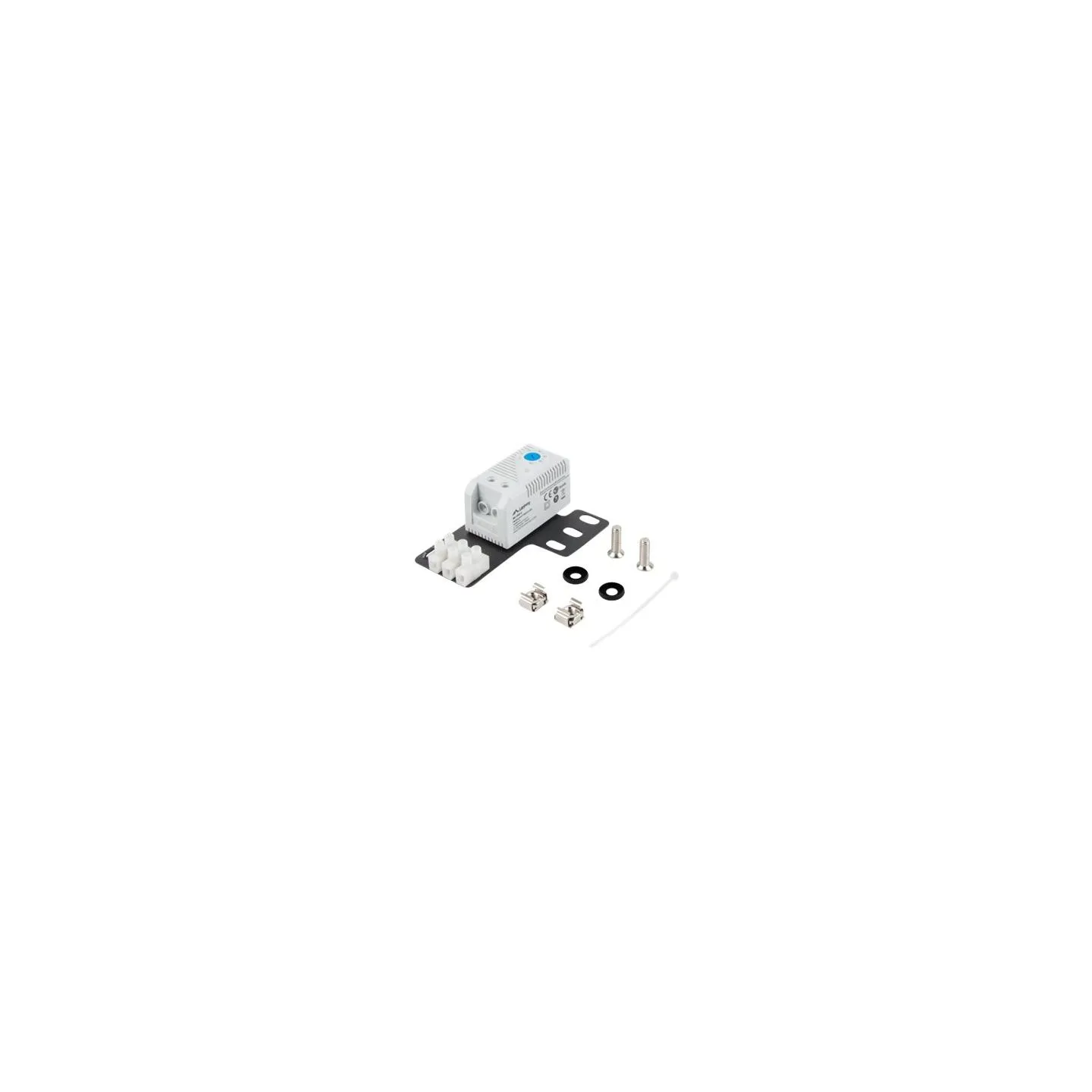Lanberg Closed-loop thermostat 10A for rack cabinets with 19" ear and terminal block | AK-1505-S | Gray
