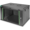 Digitus Wall Mounting Cabinets Dynamic Basic Series | DN-19 07-U-EC-SW | 38.9 x 60 x 45 cm | Black