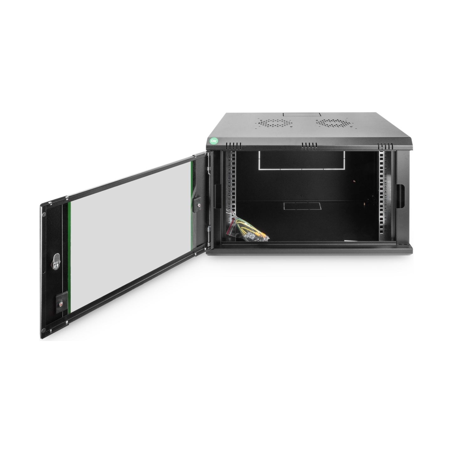 Digitus Wall Mounting Cabinets Dynamic Basic Series | DN-19 07-U-EC-SW | 38.9 x 60 x 45 cm | Black