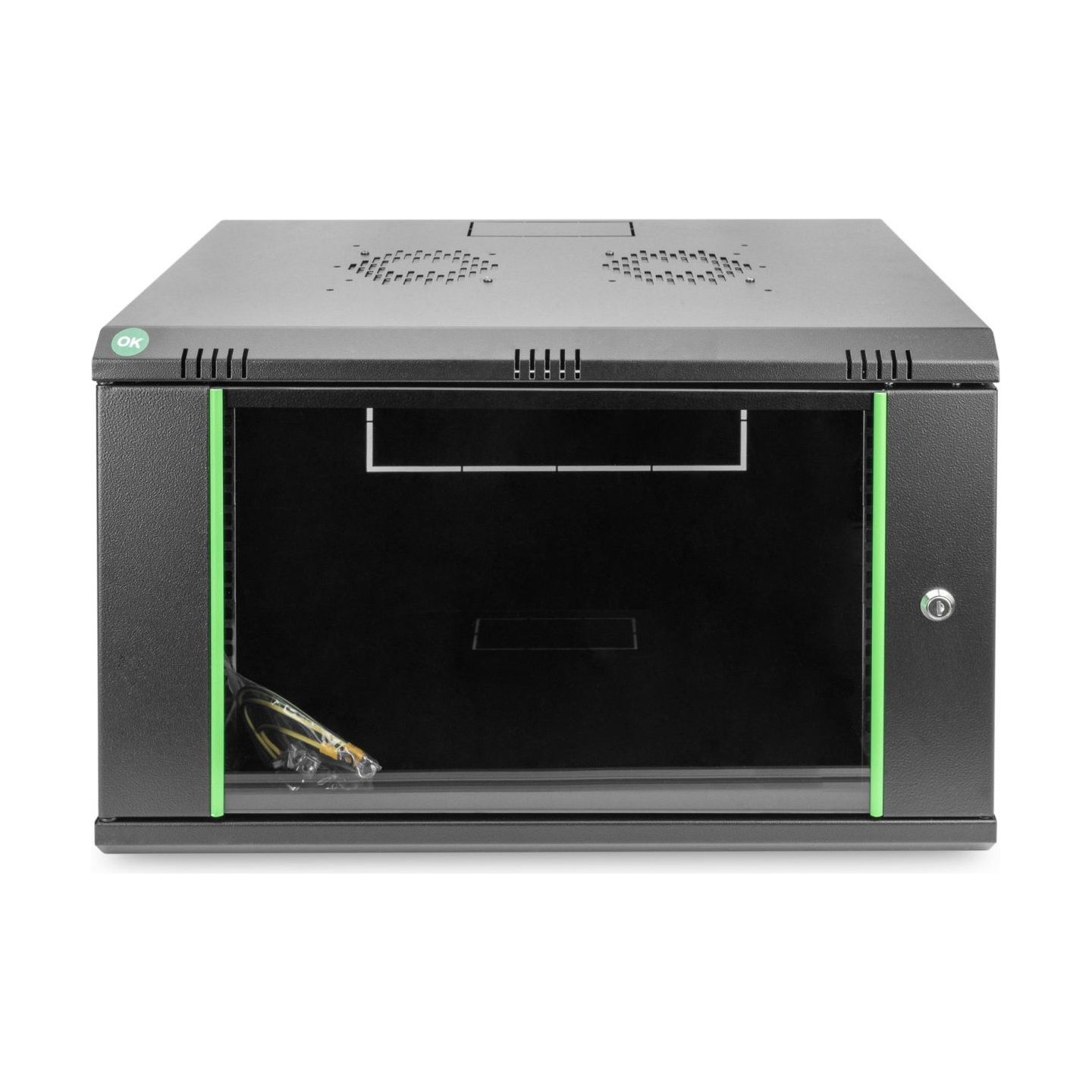 Digitus Wall Mounting Cabinets Dynamic Basic Series | DN-19 07-U-EC-SW | 38.9 x 60 x 45 cm | Black