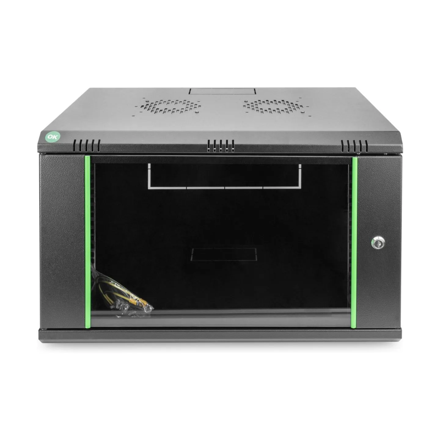 Digitus Wall Mounting Cabinets Dynamic Basic Series | DN-19 07-U-EC-SW | 38.9 x 60 x 45 cm | Black