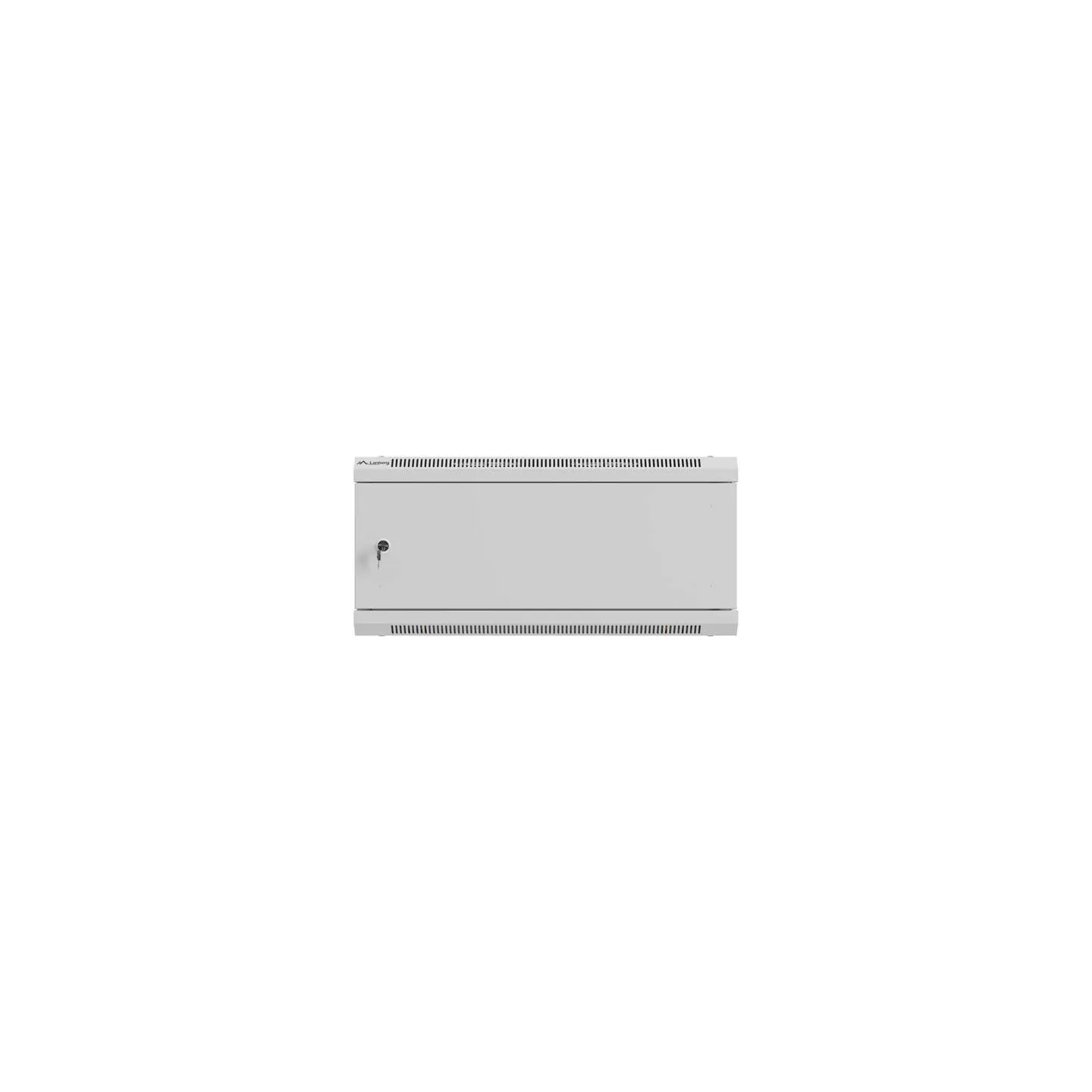 Lanberg Wall mounted installation cabinet 19" 4U 600X450 | WF01-6404-00S | Gray