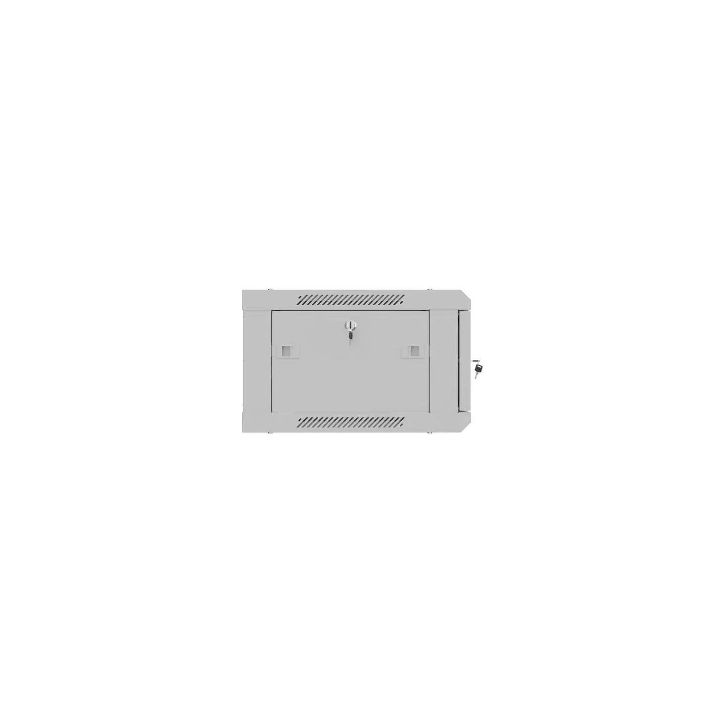 Lanberg Wall mounted installation cabinet 19" 4U 600X450 | WF01-6404-00S | Gray