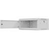 Lanberg Wall mounted installation cabinet 19" 4U 600X450 | WF01-6404-00S | Gray