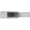 Lanberg Wall mounted installation cabinet 19" 4U 600X450 | WF01-6404-00S | Gray