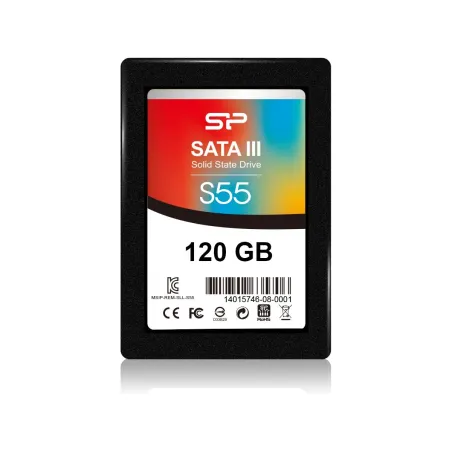 Silicon Power | Slim S55 | 120 GB | Solid-state drive interface SATA | Read speed 550 MB/s | Write speed 420 MB/s