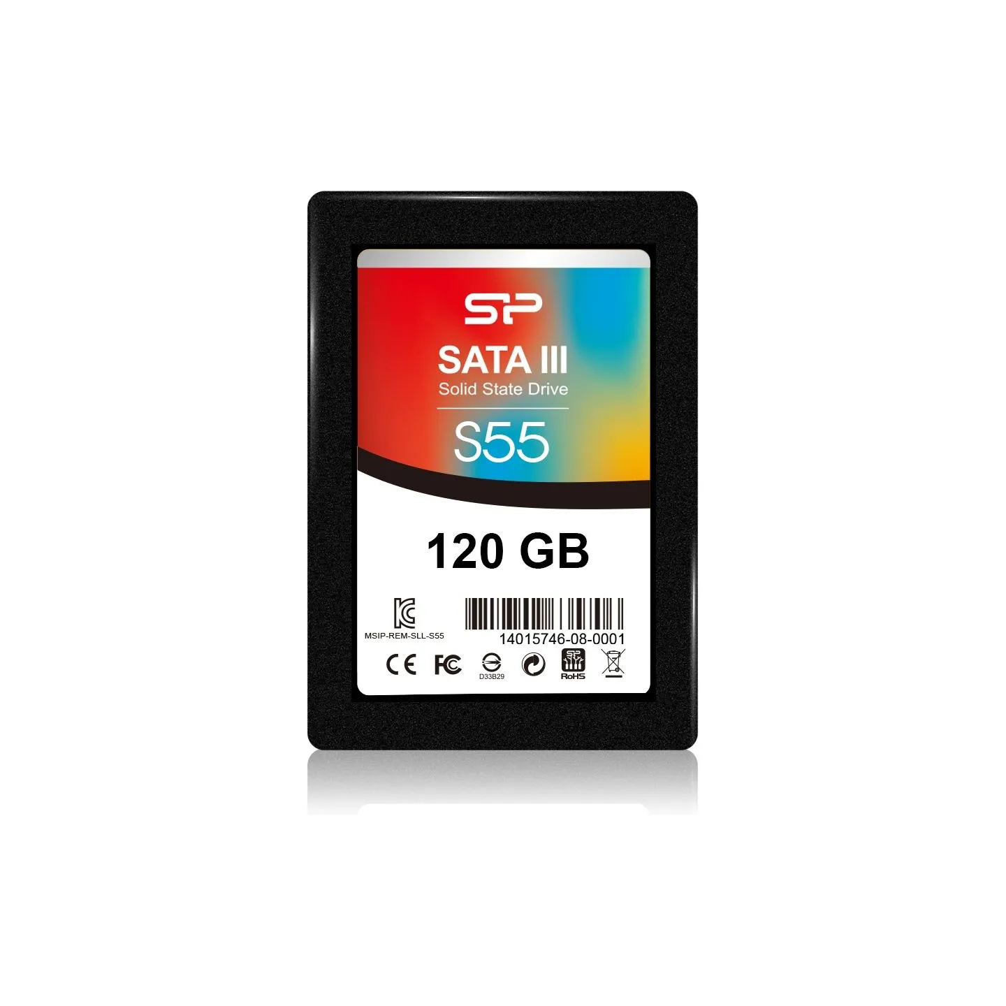 Silicon Power | Slim S55 | 120 GB | Solid-state drive interface SATA | Read speed 550 MB/s | Write speed 420 MB/s