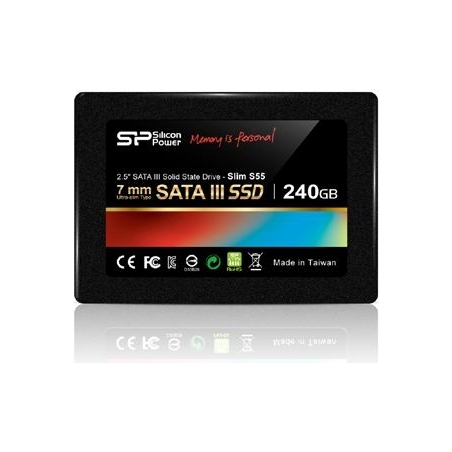 Silicon Power | Slim S55 | 240 GB | Solid-state drive interface SATA | Read speed 550 MB/s | Write speed 450 MB/s