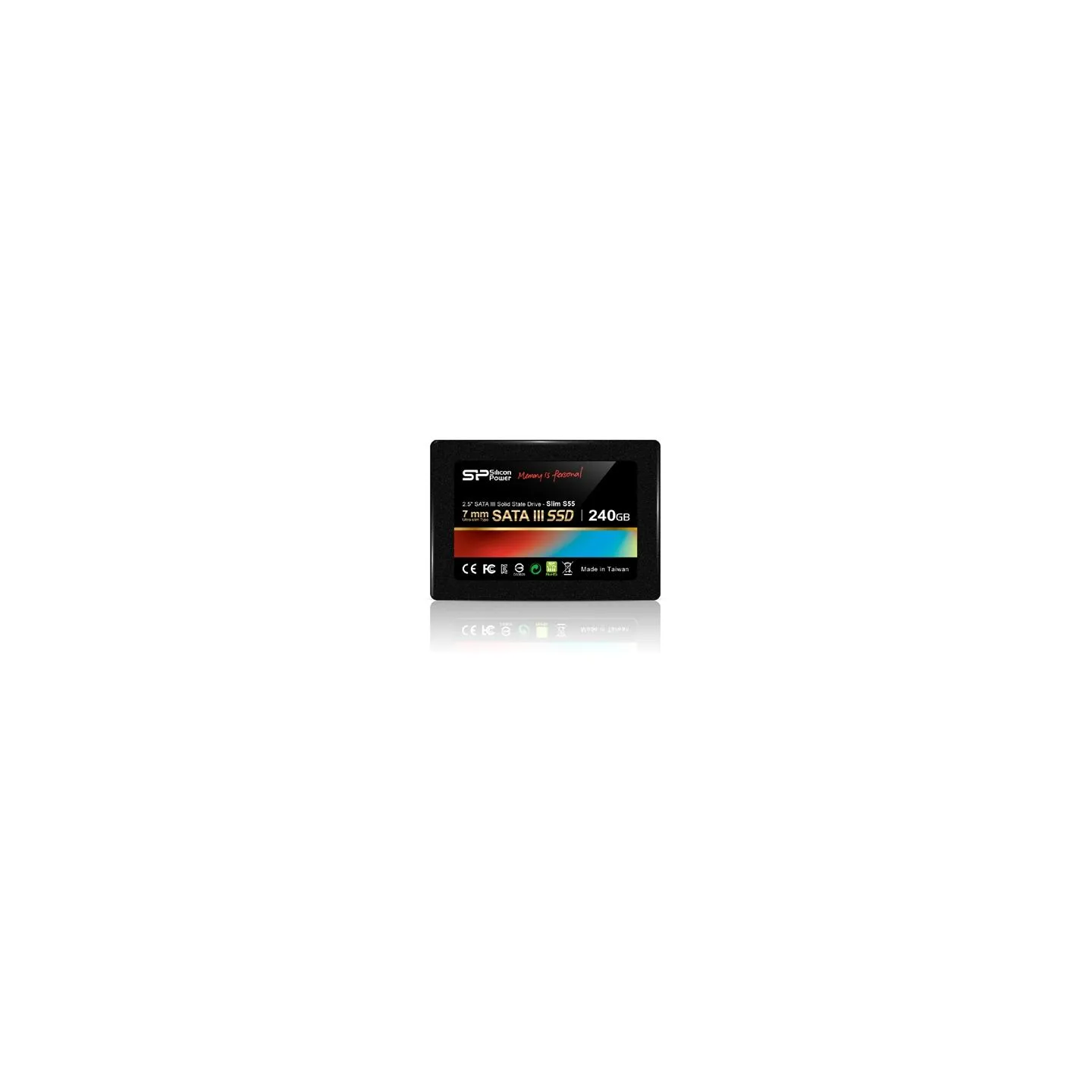 Silicon Power | Slim S55 | 240 GB | Solid-state drive interface SATA | Read speed 550 MB/s | Write speed 450 MB/s
