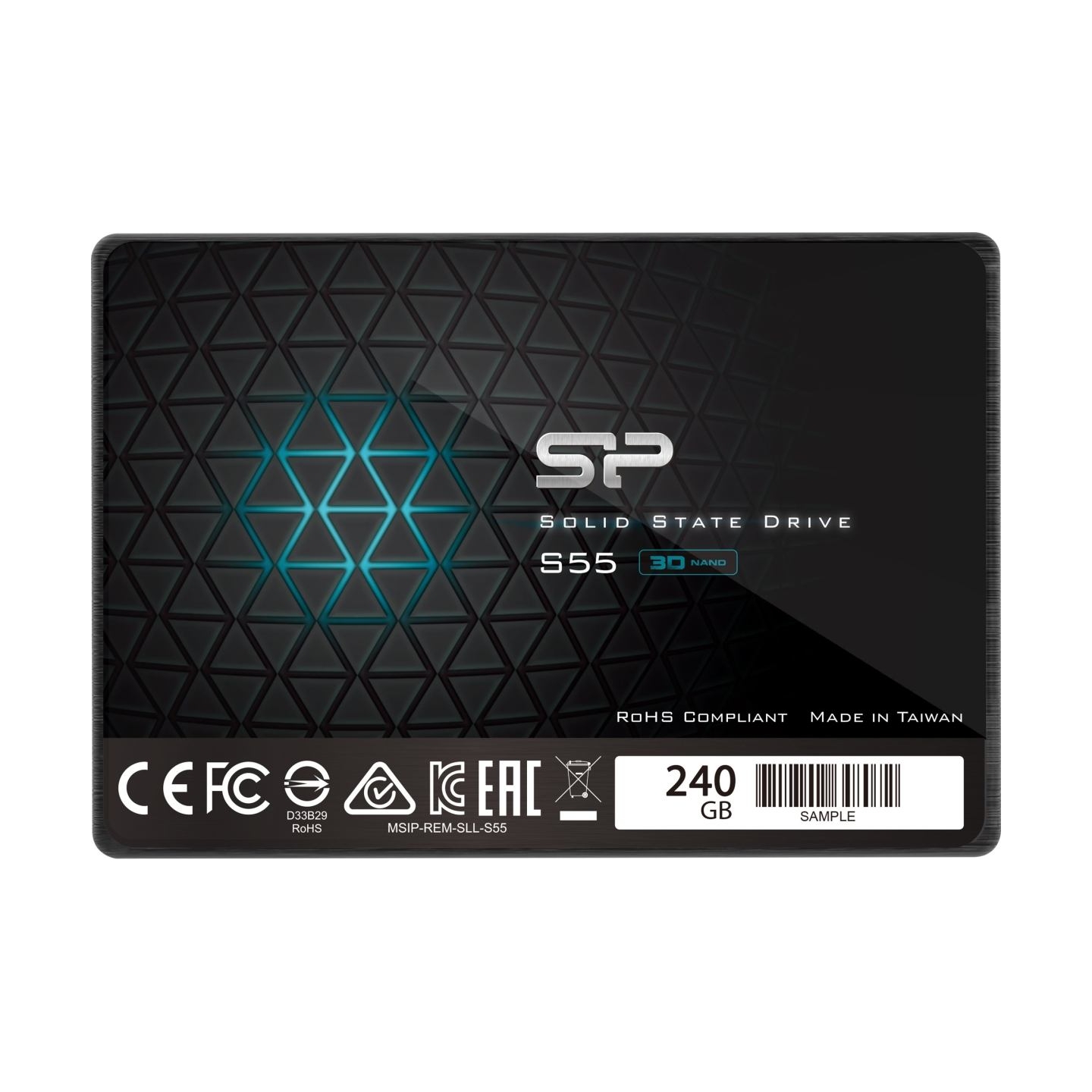 Silicon Power | Slim S55 | 240 GB | Solid-state drive interface SATA | Read speed 550 MB/s | Write speed 450 MB/s