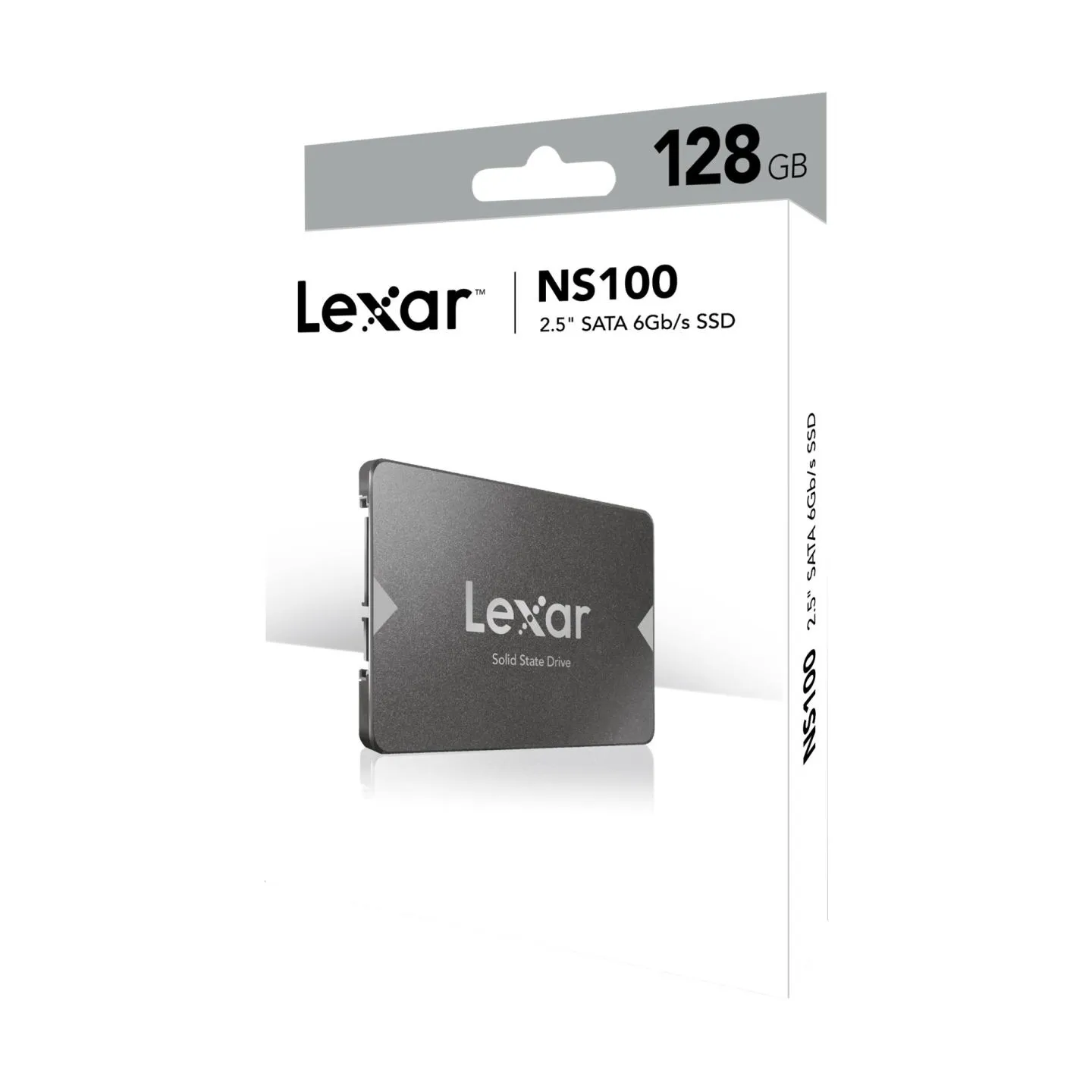 Lexar | NS100 | 128 GB | SSD form factor 2.5" | Solid-state drive interface SATA III | Read speed 520 MB/s | Write speed 510 MB/