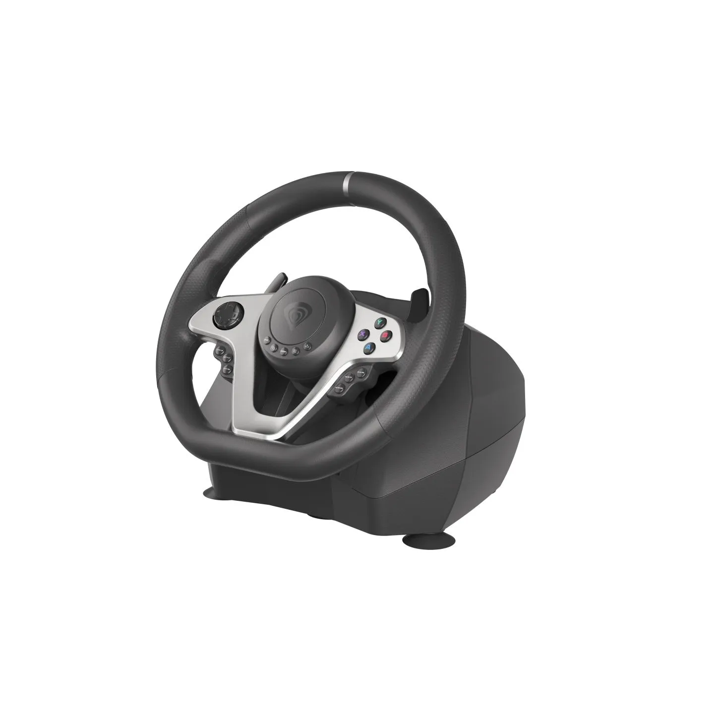 Genesis | Driving Wheel | Seaborg 400 | Silver/Black | Game racing wheel
