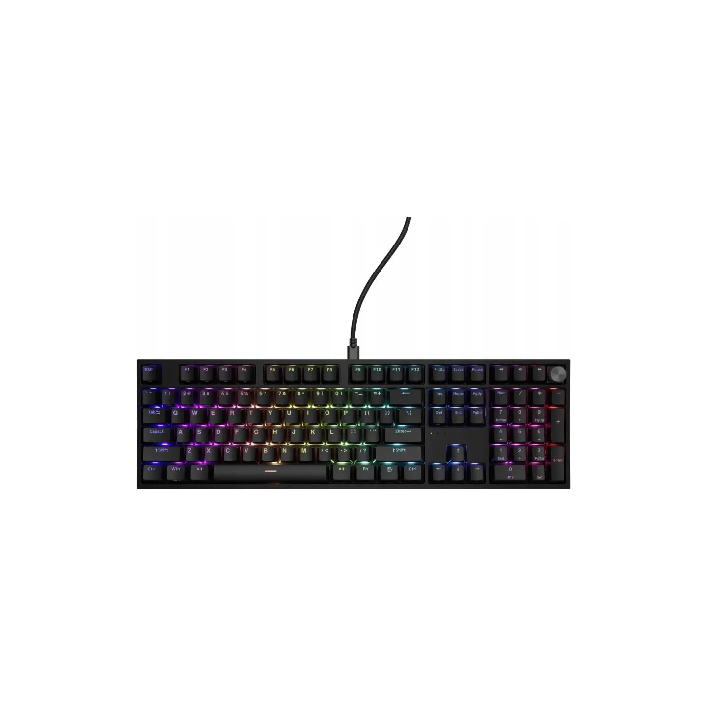 Genesis | THOR 404 | Wired | US | Black | USB Type-A | Gateron Yellow Pro