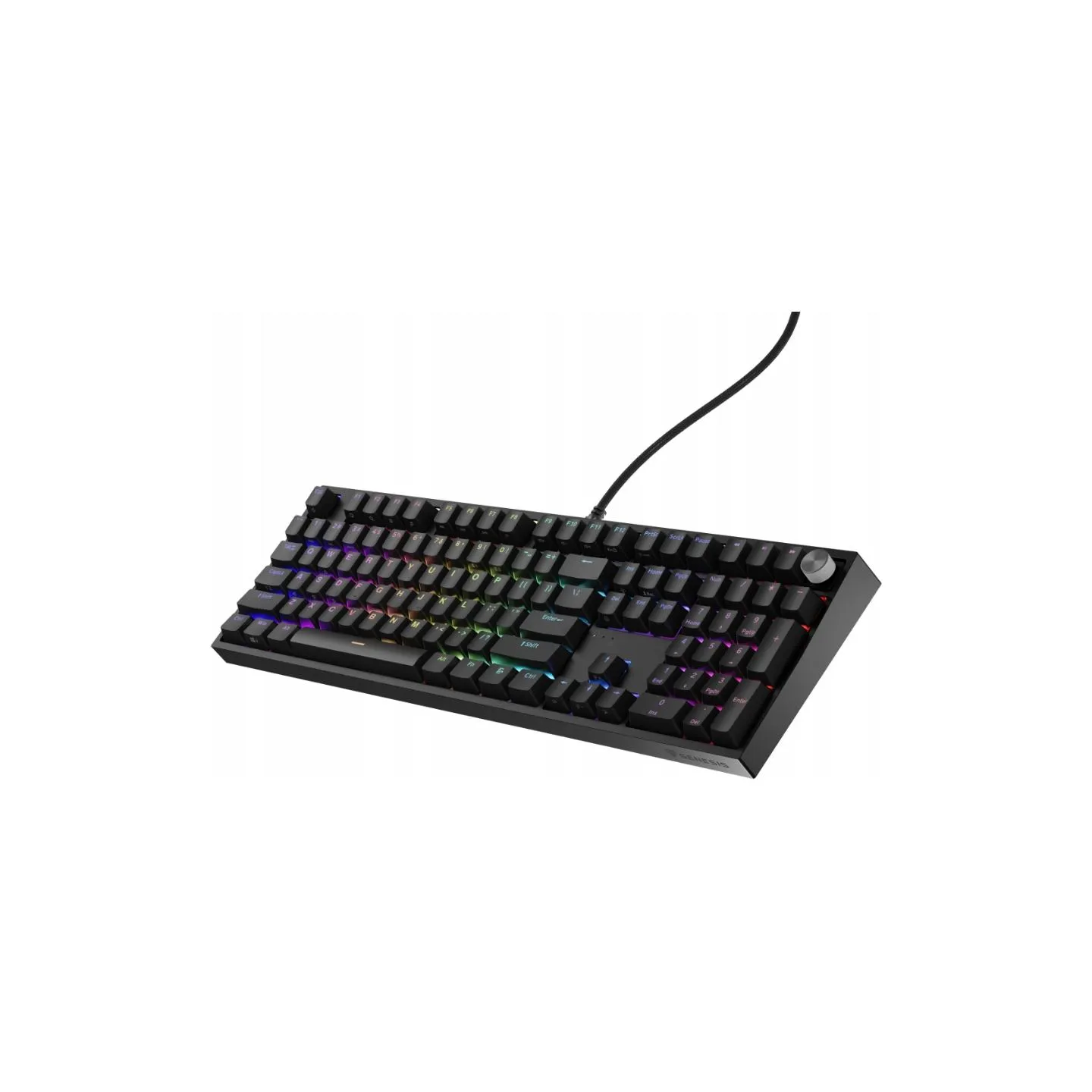 Genesis | THOR 404 | Wired | US | Black | USB Type-A | Gateron Yellow Pro
