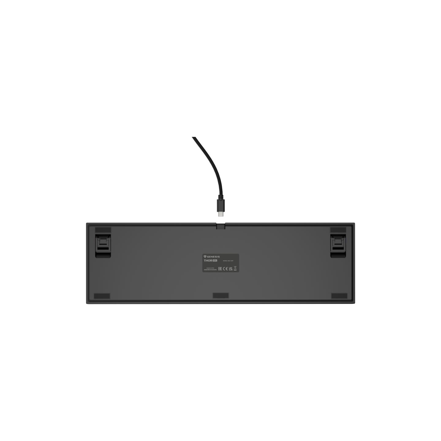 Genesis | THOR 404 | Wired | US | Black | USB Type-A | Gateron Yellow Pro