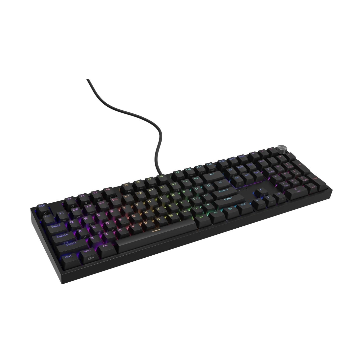 Genesis | THOR 404 | Wired | US | Black | USB Type-A | Gateron Yellow Pro