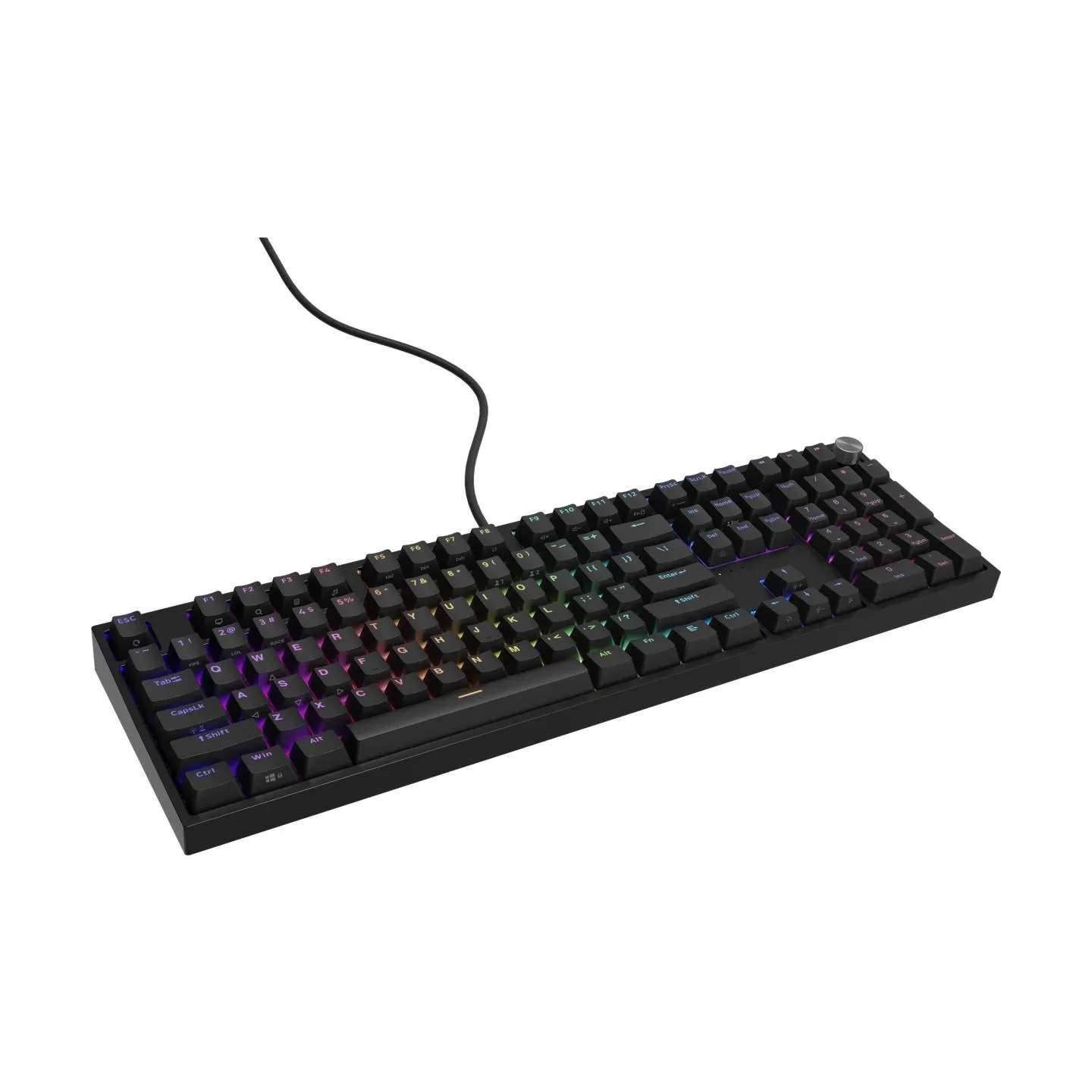 Genesis | THOR 404 | Wired | US | Black | USB Type-A | Gateron Yellow Pro
