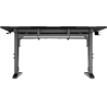 Genesis | Modular Gaming Desk | Holm 140 RGB | Anthracite Black