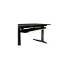 Genesis | Modular Gaming Desk | Holm 140 RGB | Anthracite Black