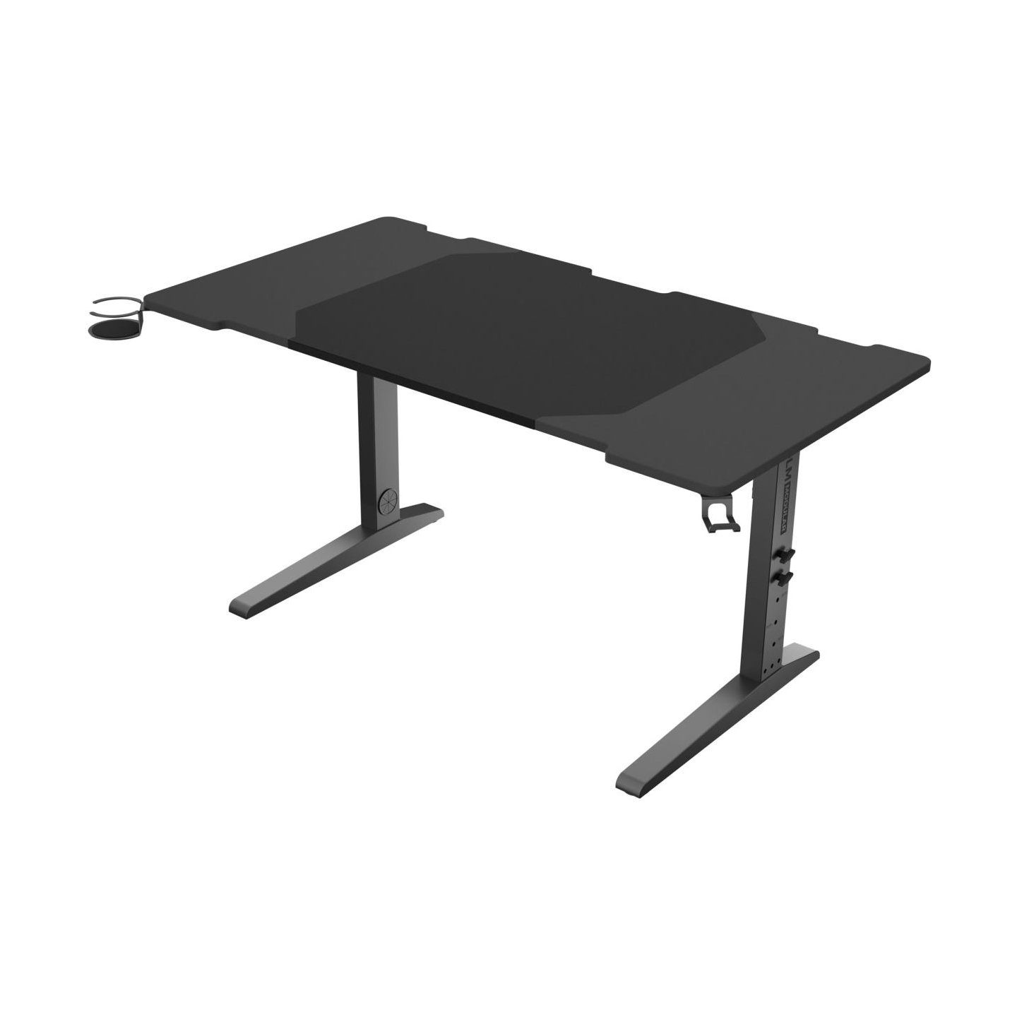 Genesis | Modular Gaming Desk | Holm 140 RGB | Anthracite Black