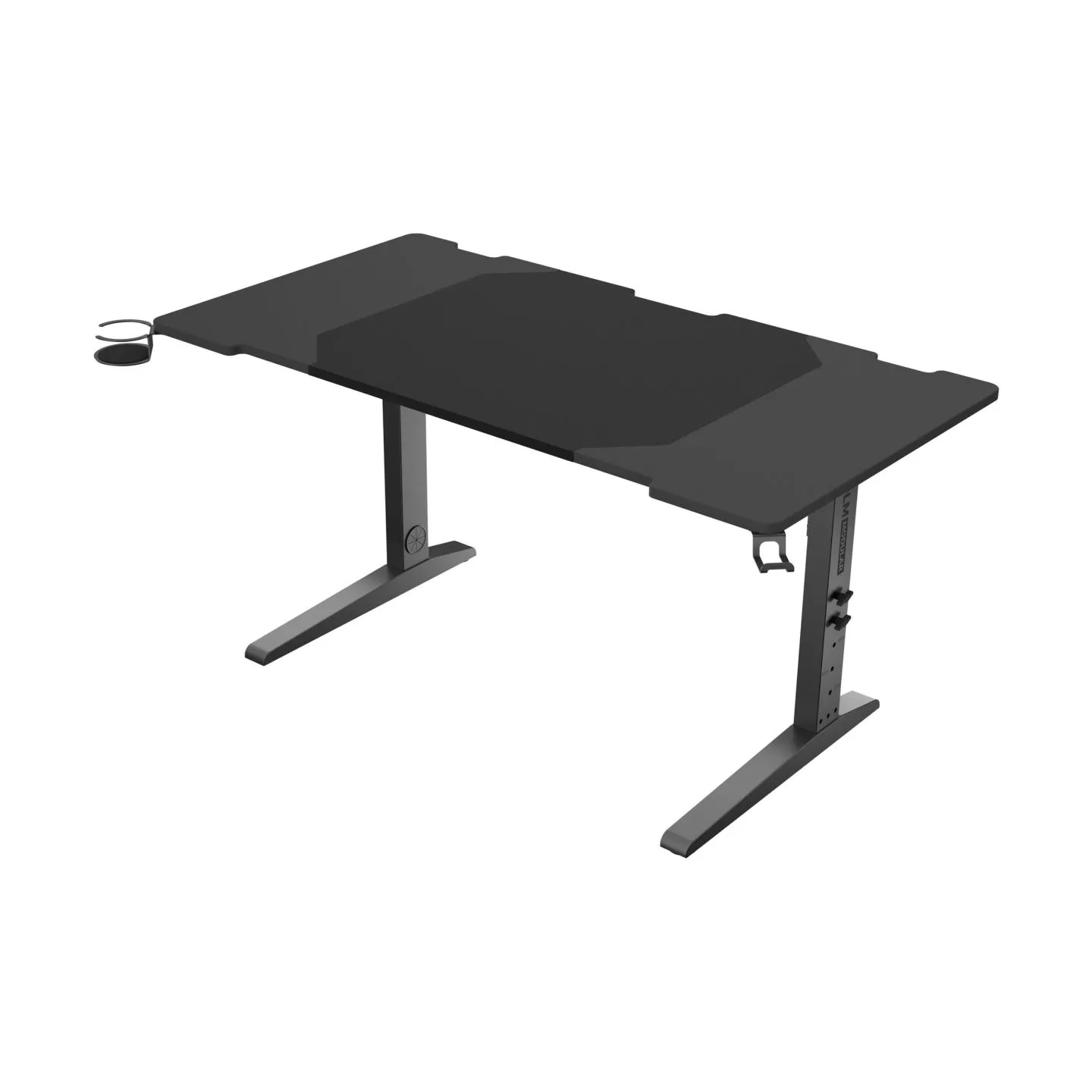 Genesis | Modular Gaming Desk | Holm 140 RGB | Anthracite Black