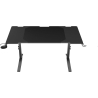 Genesis | Modular Gaming Desk | Holm 140 RGB | Anthracite Black