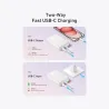 Anker Power Bank, Built-In USB-C Cable, 30W | A1688H21 | 10000 mAh | White