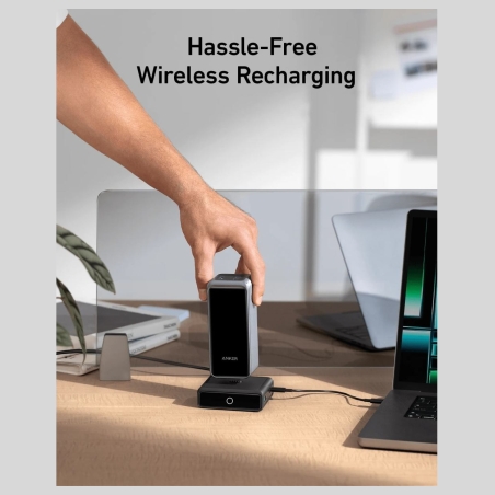 Anker Prime Charging Base for Power Bank, 100W | A1902311 | Black