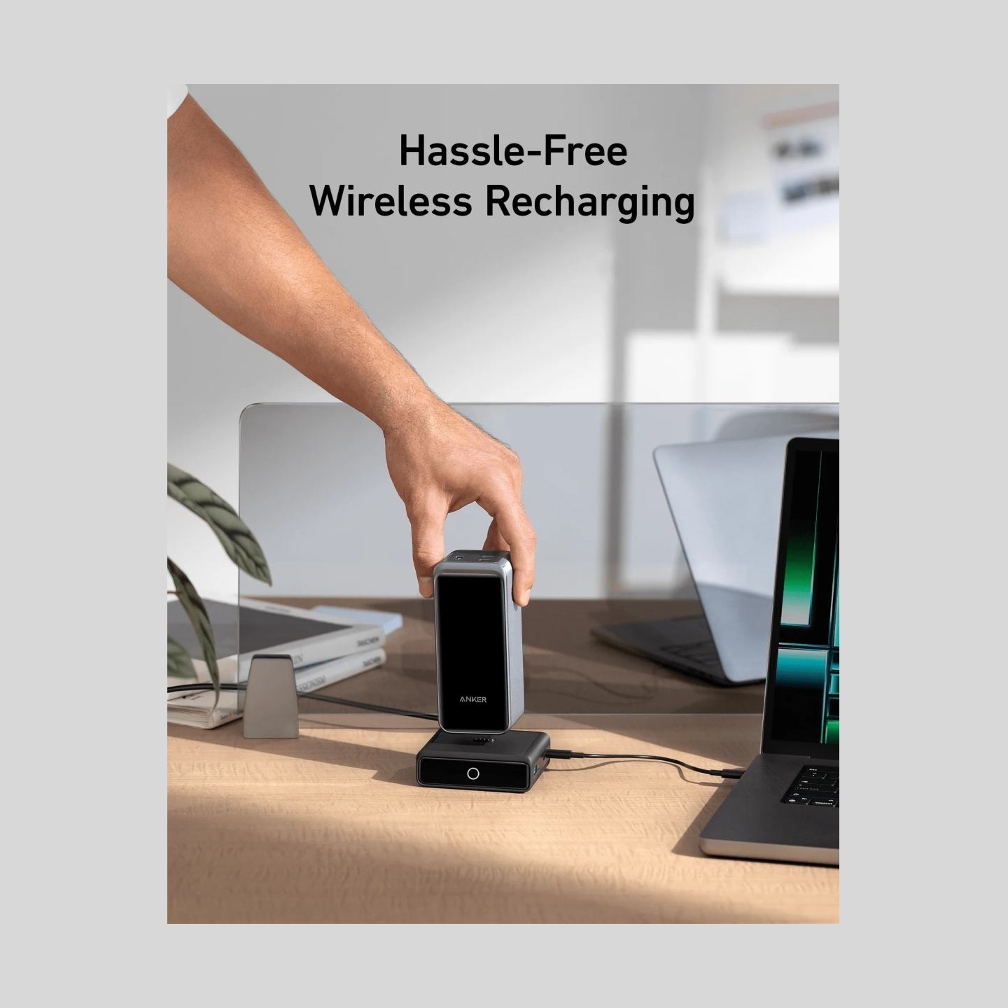 Anker Prime Charging Base for Power Bank, 100W | A1902311 | Black
