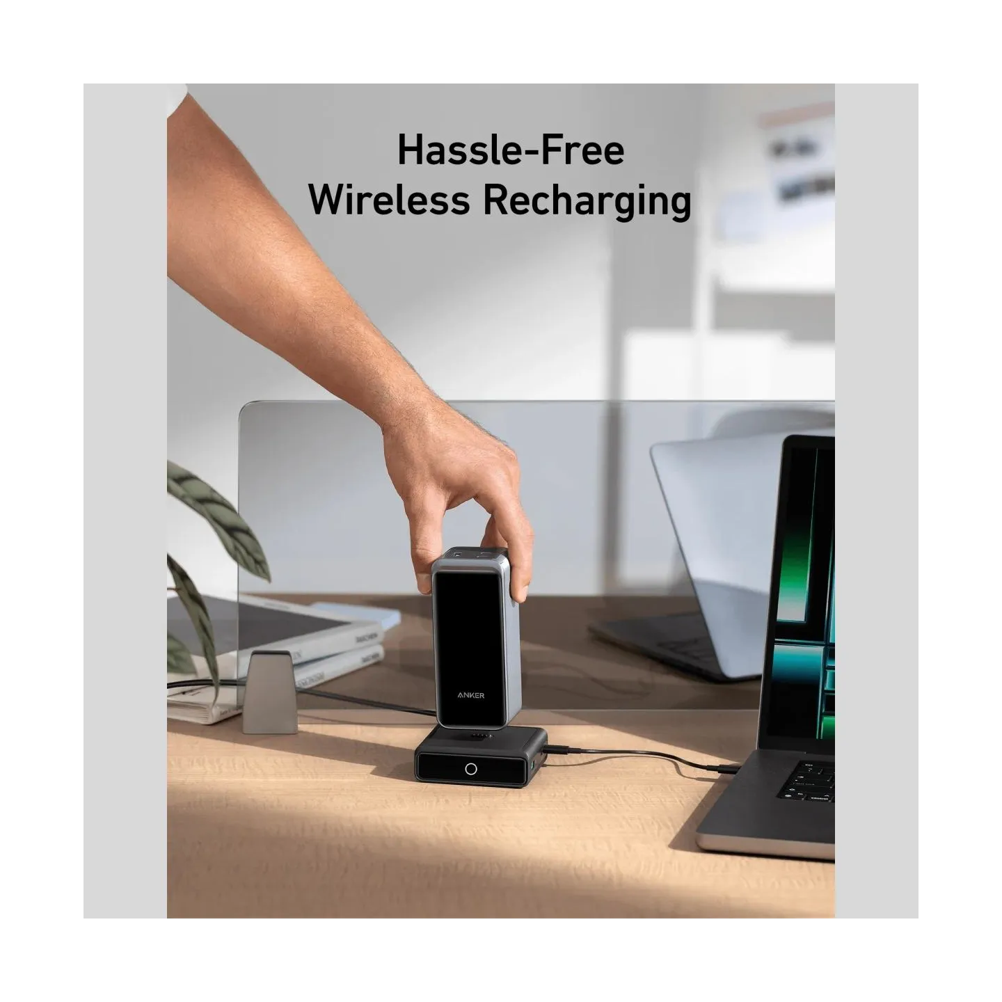 Anker Prime Charging Base for Power Bank, 100W | A1902311 | Black