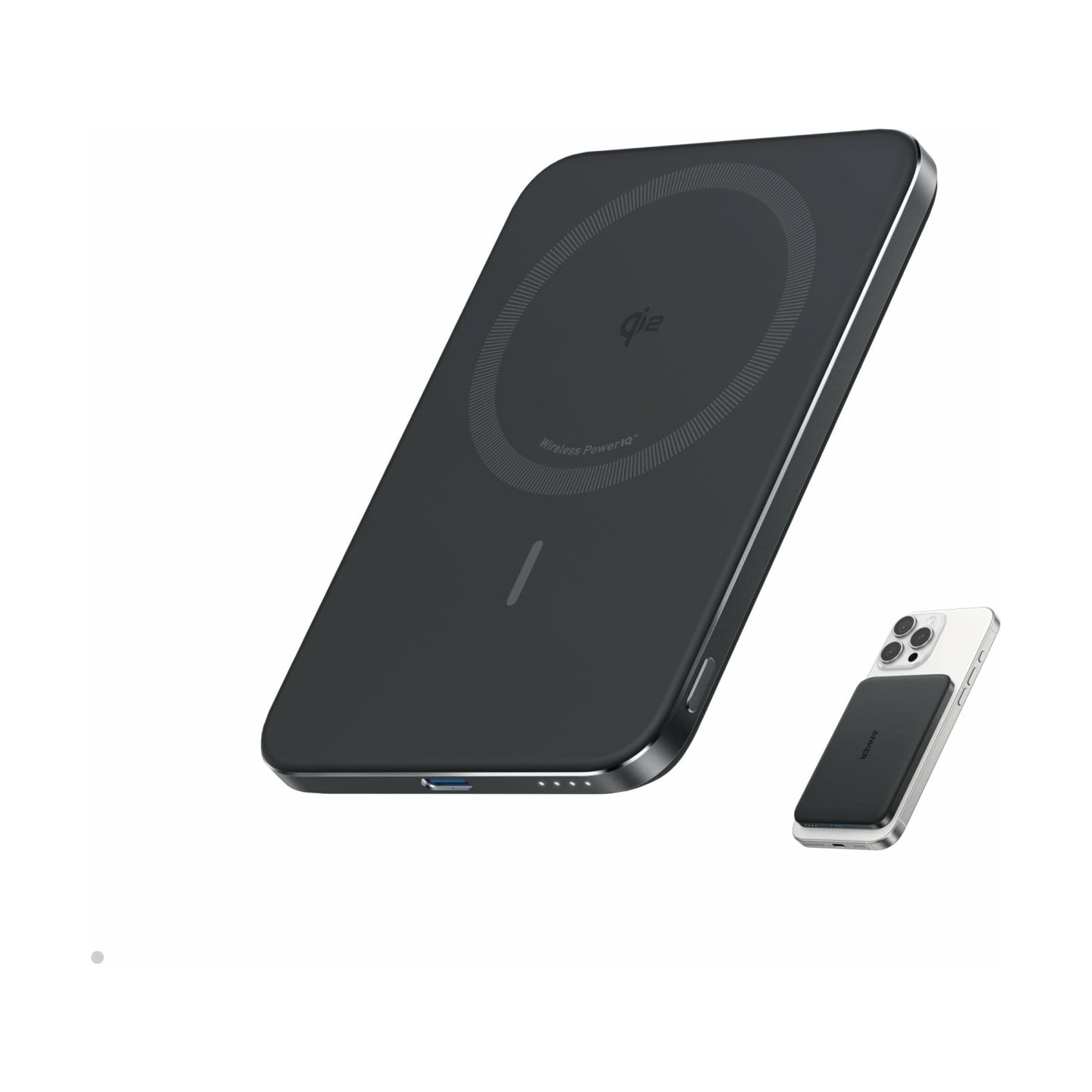 Anker Nano Power Bank (5K, Slim) | 5000 mAh | 24 pin USB-C | Black