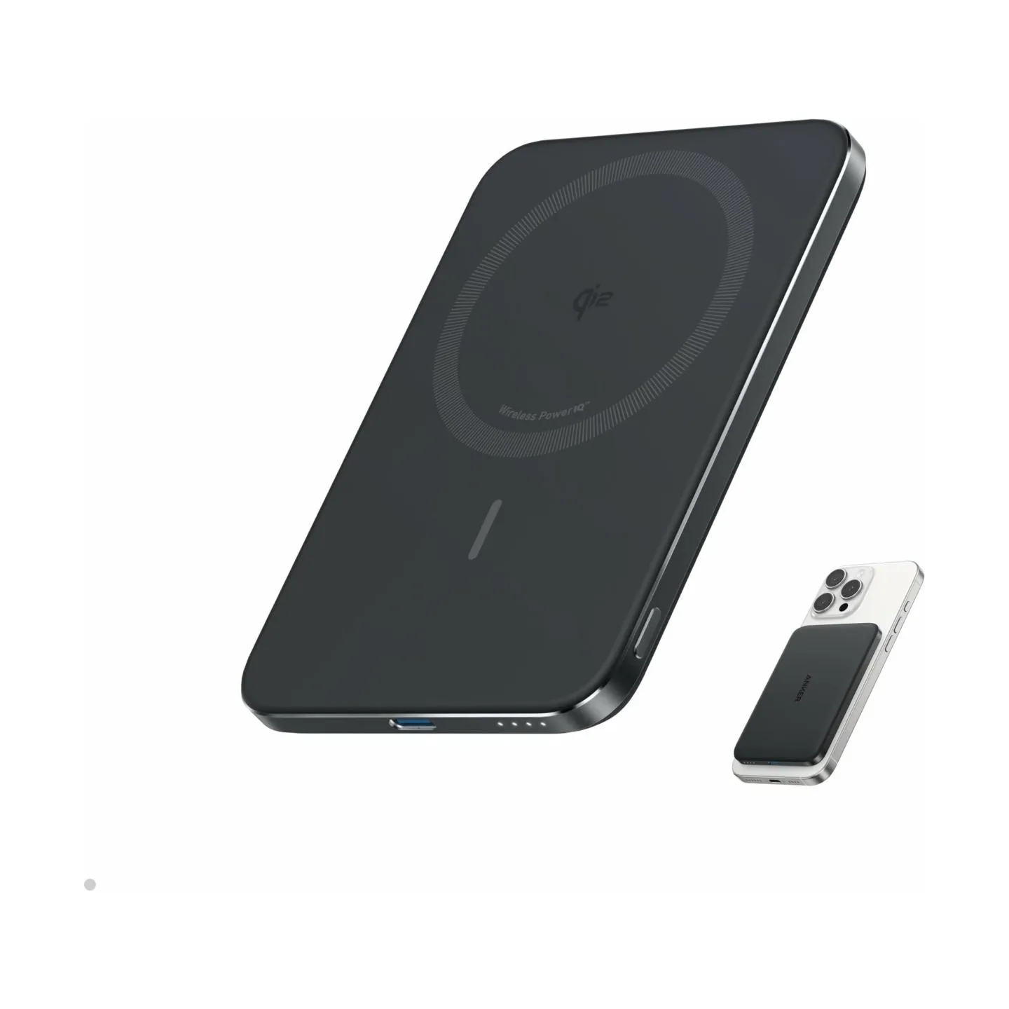 Anker Nano Power Bank (5K, Slim) | 5000 mAh | 24 pin USB-C | Black