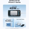 Anker Nano Power Bank 45W with Built-In Retractable USB-C Cable | A1638H11 | 10000 mAh | Black