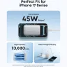 Anker Nano Power Bank 45W with Built-In Retractable USB-C Cable | A1638H21 | 10000 mAh | White