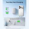 Anker Nano Power Bank 45W with Built-In Retractable USB-C Cable | A1638H21 | 10000 mAh | White