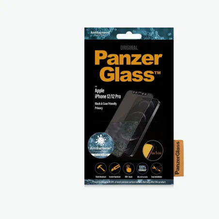 Panzerglass | Apple | For iPhone 12/12 Pro | Glass | Black | Case Friendly | Privacy glass