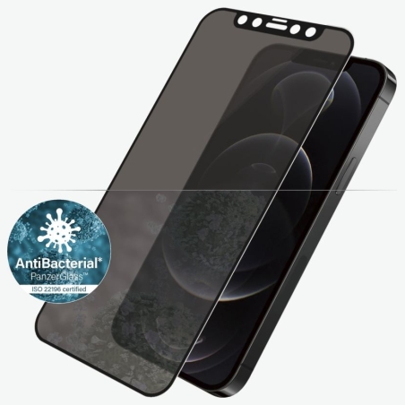 Panzerglass | Apple | For iPhone 12/12 Pro | Glass | Black | Case Friendly | Privacy glass