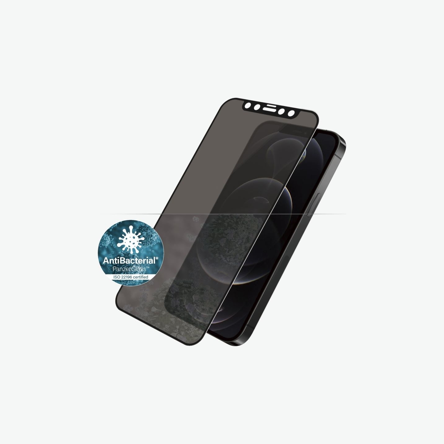 Panzerglass | Apple | For iPhone 12/12 Pro | Glass | Black | Case Friendly | Privacy glass
