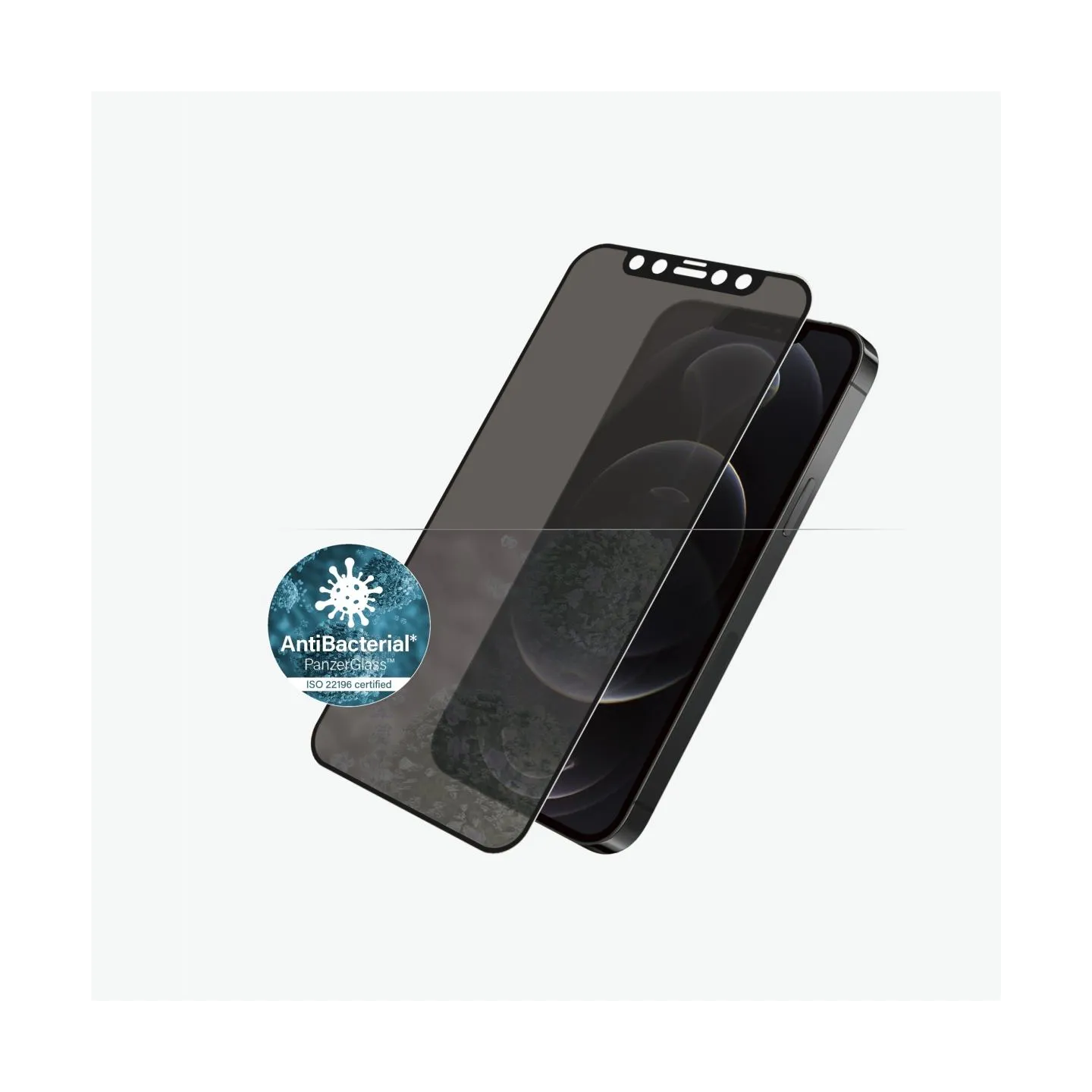 Panzerglass | Apple | For iPhone 12/12 Pro | Glass | Black | Case Friendly | Privacy glass